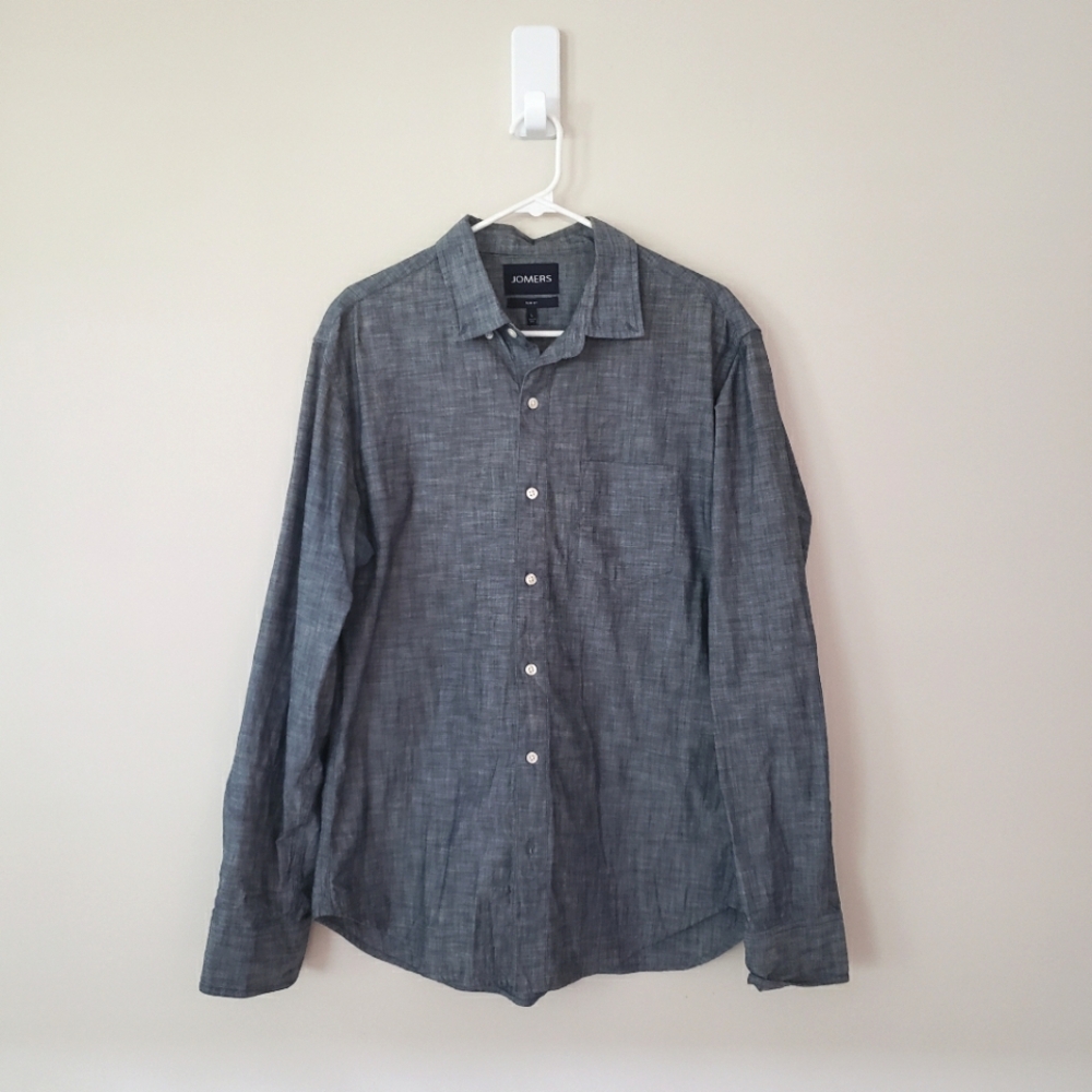 Jomers Slim Fit Cotton Button Down - Size Large